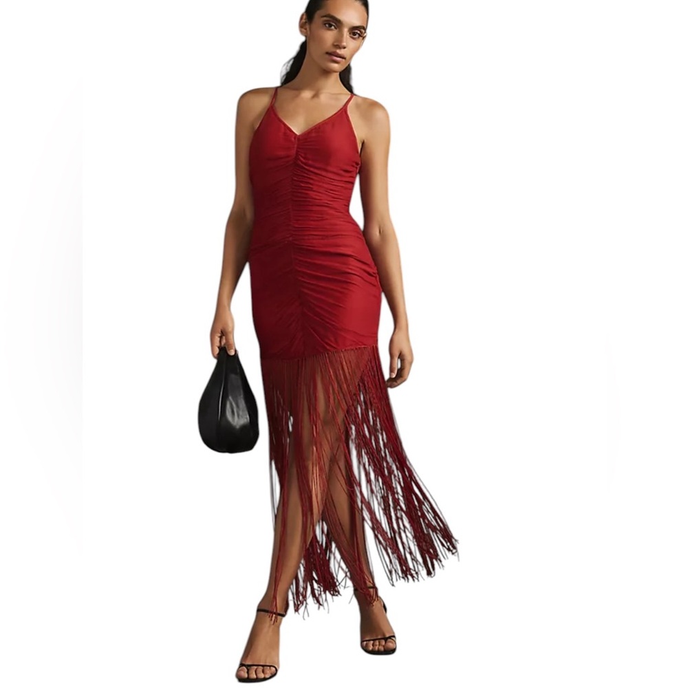 Vineet Bahl Fringe Dress - Size Small - NWT